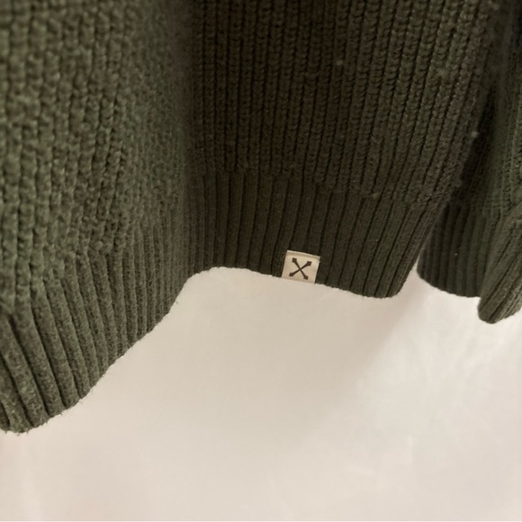 Blake Shelton X Lands' End Men's XL Ribbed Crewneck Sweater Green - Picture 6 of 10